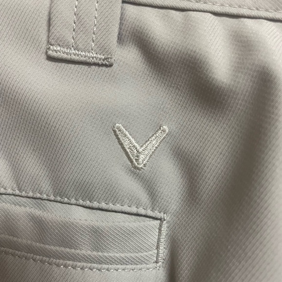 Callaway Men’s Khaki Golf Shorts 34” Waist 10” Inseam - Picture 6 of 6